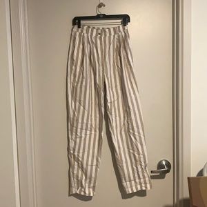 Urban Outfitters stripped highwaisted pants
